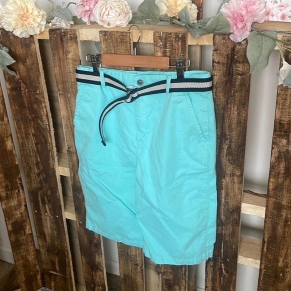 Place shorts cotton casual belted short New Size 16